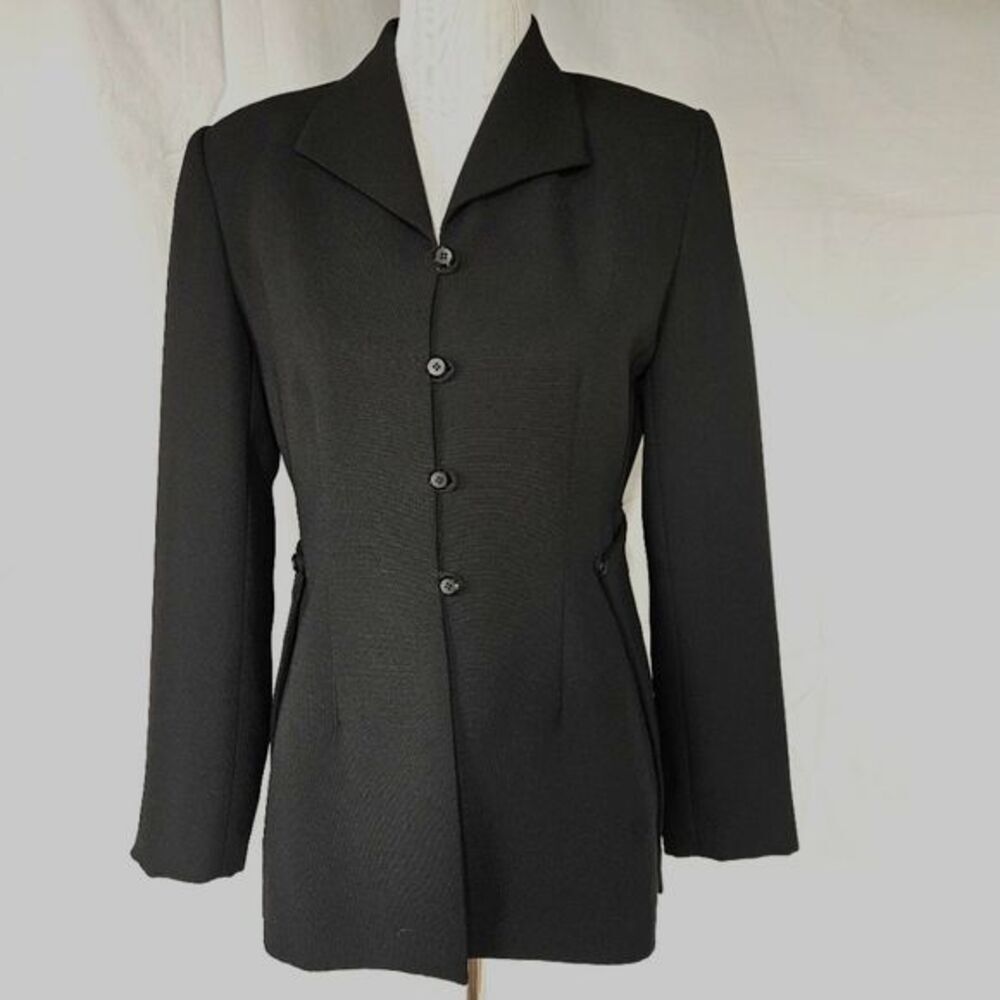 Cache Cyrus Black Cutaway Loop Button Front Tuxed… - image 1